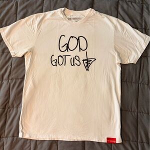 The Marathon Clothing TMC God got us White T-Shirt Men’s Large